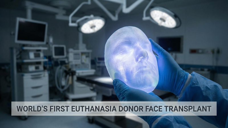 安楽死ドナー顔面移植のイメージ画像