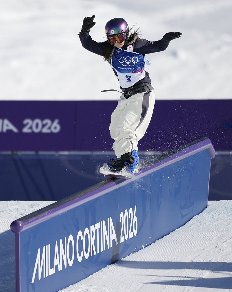 村瀬心椛選手 スロープスタイル