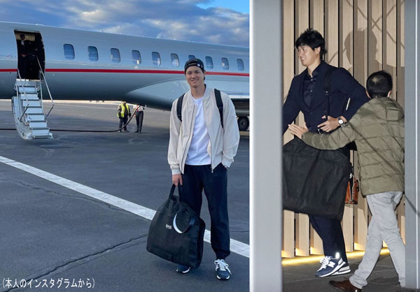 大谷翔平選手とプライベートジェット